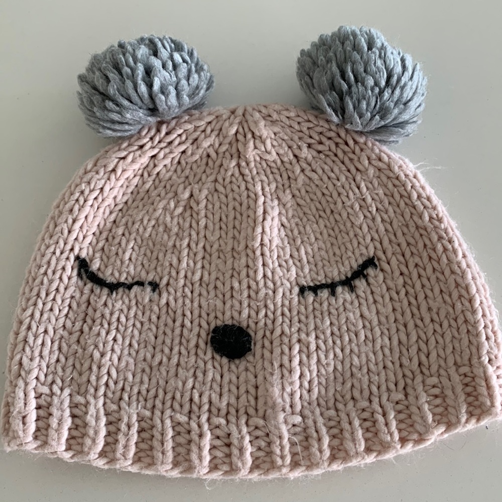 Pink bear Beene cutie dust pink hat